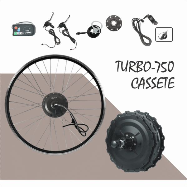 KIT TURBO-750 48V - Máxima potência e Torque.