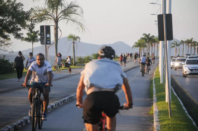 Bike em Florianópolis - Ciclovia da Beira-Mar Norte